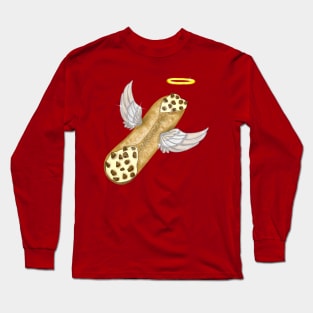 Holy Cannoli - Yummy Yummy Halo Wings Chocolate Long Sleeve T-Shirt